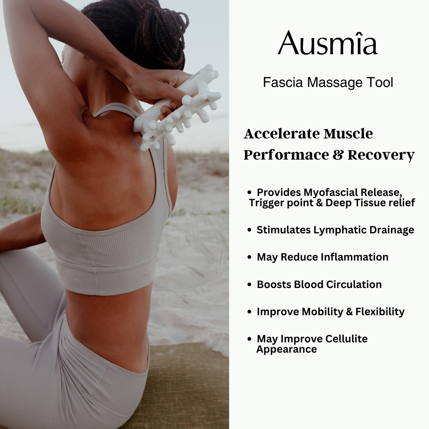 Ausmia Fascia Massage Tool - Deep Tissue Cellulite Massager